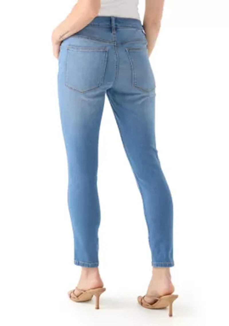 Petite Mid Rise Skinny Jeans