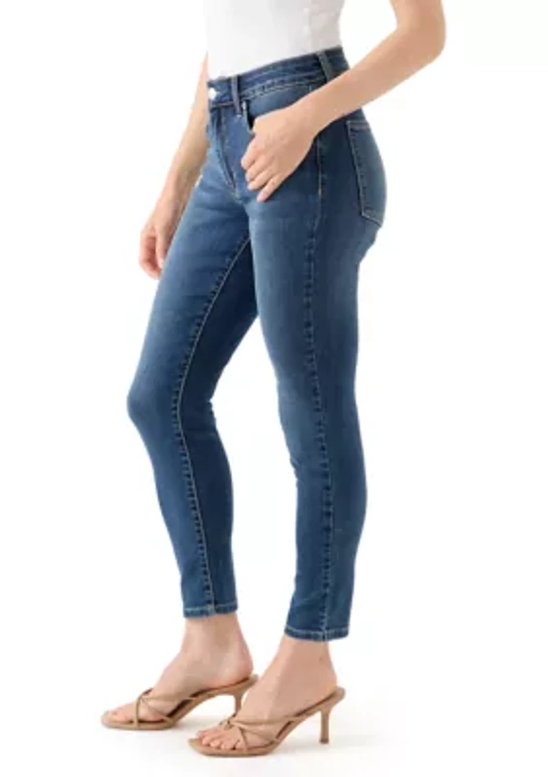 Petite Mid Rise Skinny Jeans