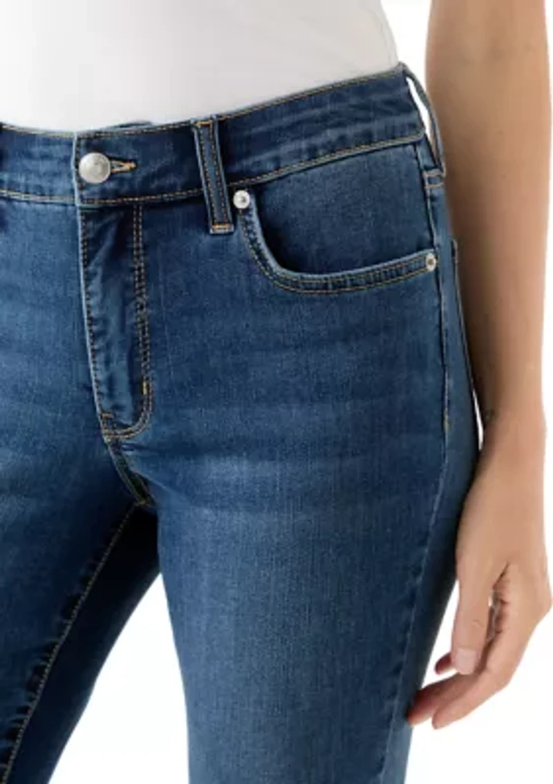 Petite Mid Rise Skinny Jeans