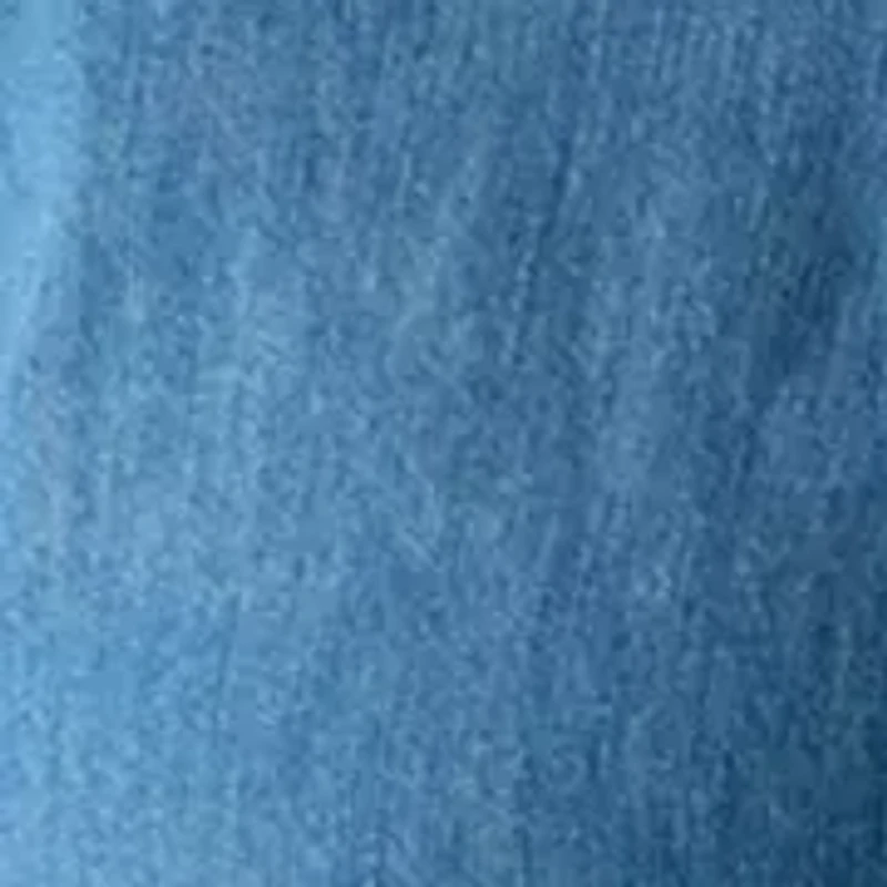 Plus Long Sleeve Button Front Denim Dress