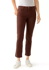 Women's Mid Rise Straight Leg Jeans