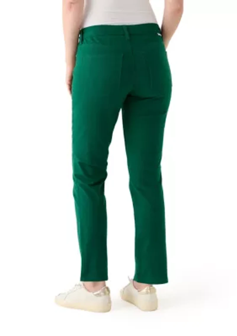 Women's Mid Rise Straight Leg Jeans