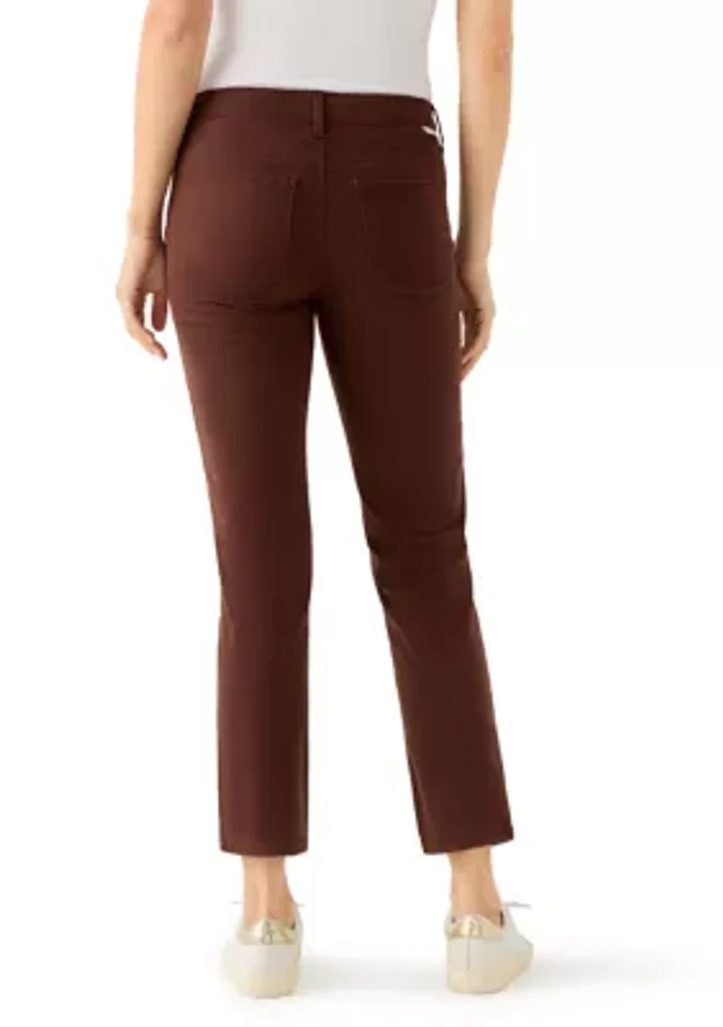 Women's Mid Rise Straight Leg Jeans