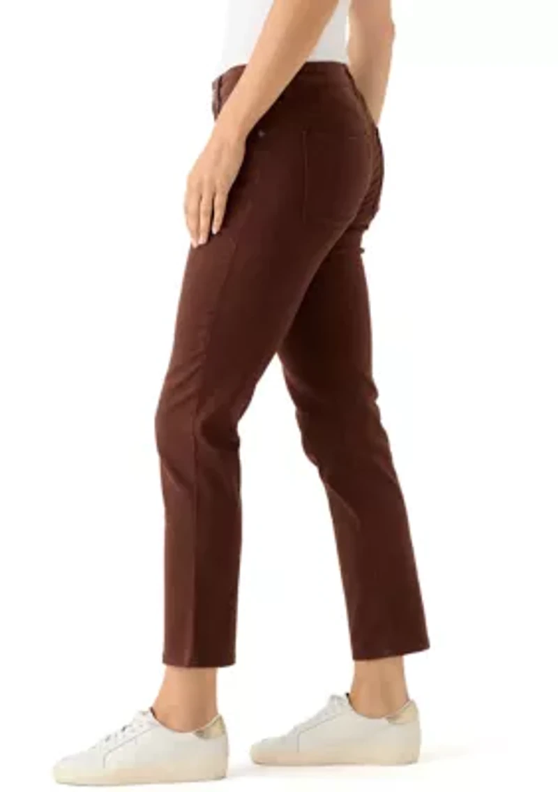 Women's Mid Rise Straight Leg Jeans