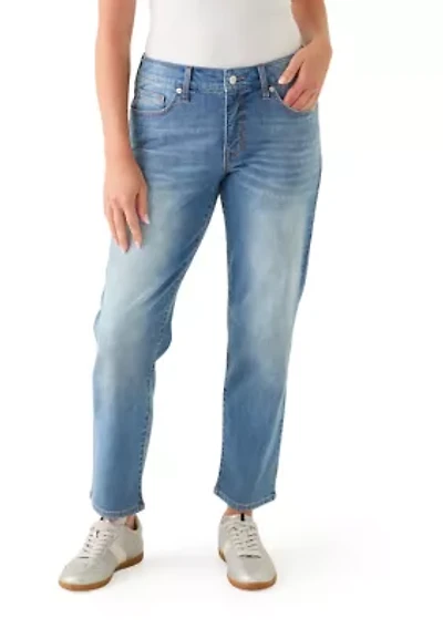 Petite Glitter Denim Pants