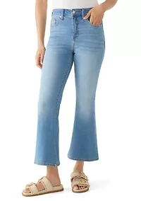Women's Cropped High Rise Flare Pants