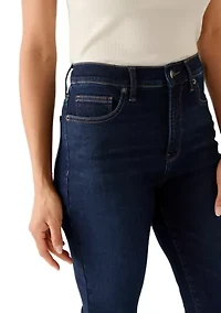 Women's Cropped High Rise Flare Pants