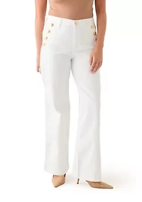 Petite Sailor Denim Pants