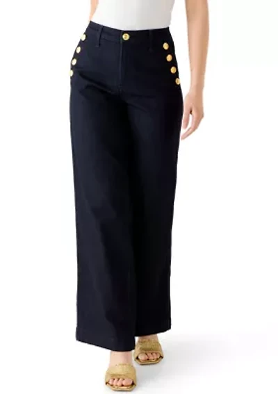 Petite Sailor Denim Pants