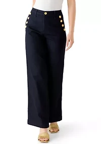 Petite Sailor Denim Pants