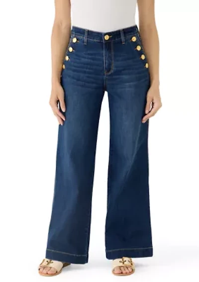 Petite Sailor Denim Pants