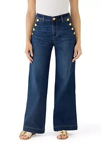 Petite Sailor Denim Pants