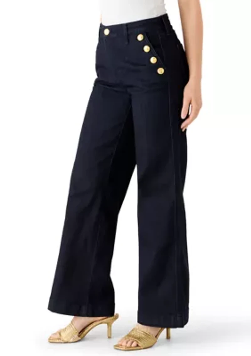Petite Sailor Denim Pants