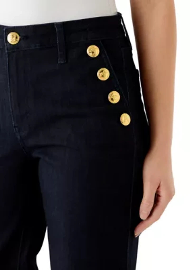 Petite Sailor Denim Pants