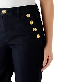 Petite Sailor Denim Pants