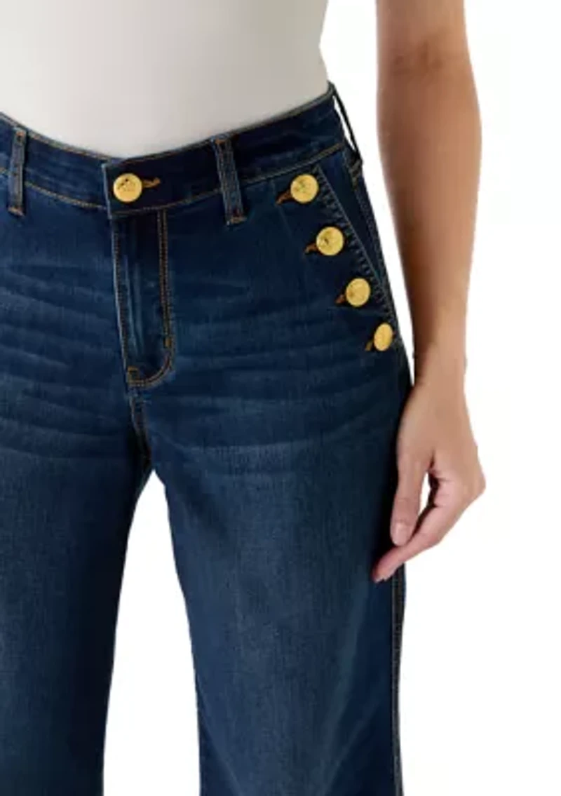 Petite Sailor Denim Pants