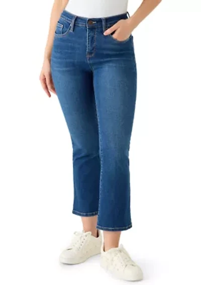 Petite Ankle Length Flare Jeans
