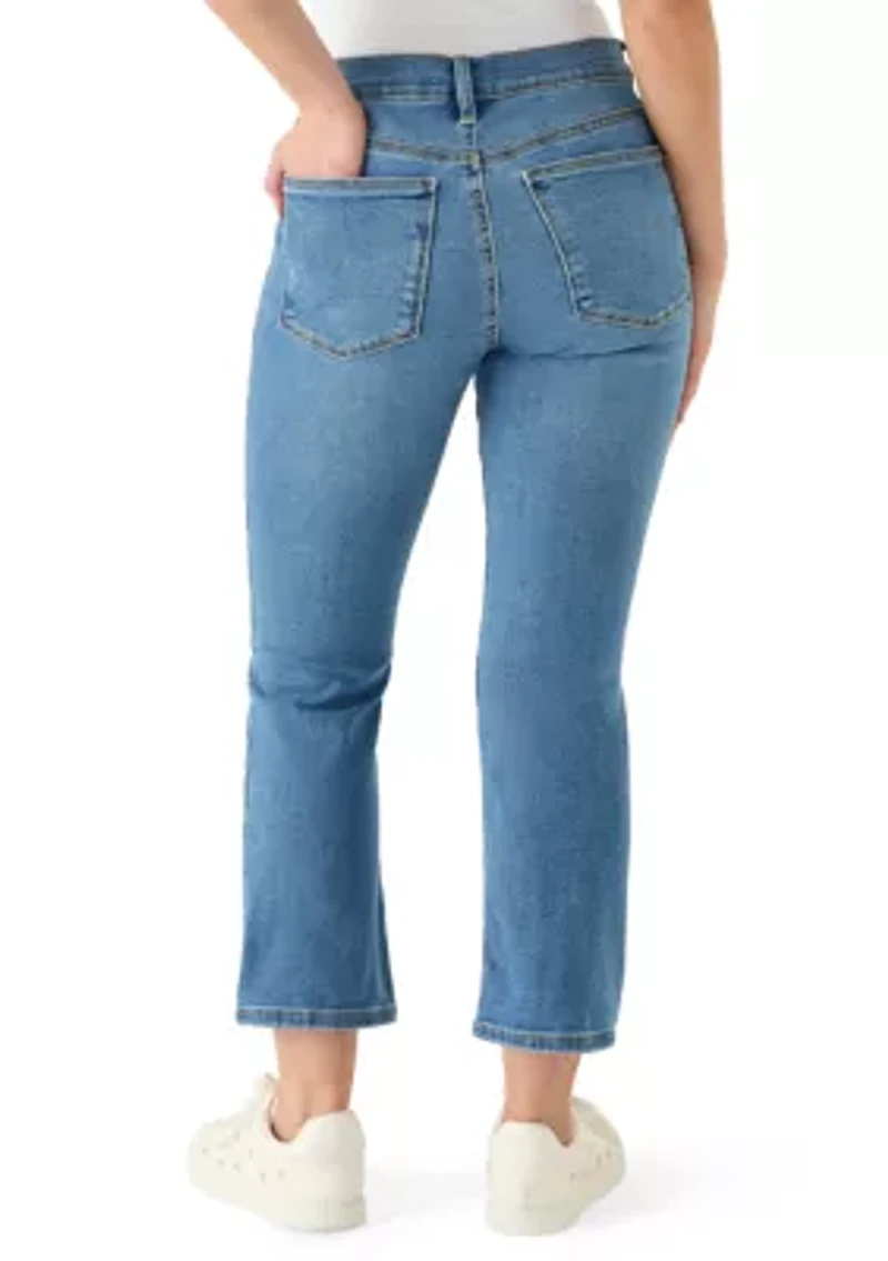 Petite Ankle Length Flare Jeans