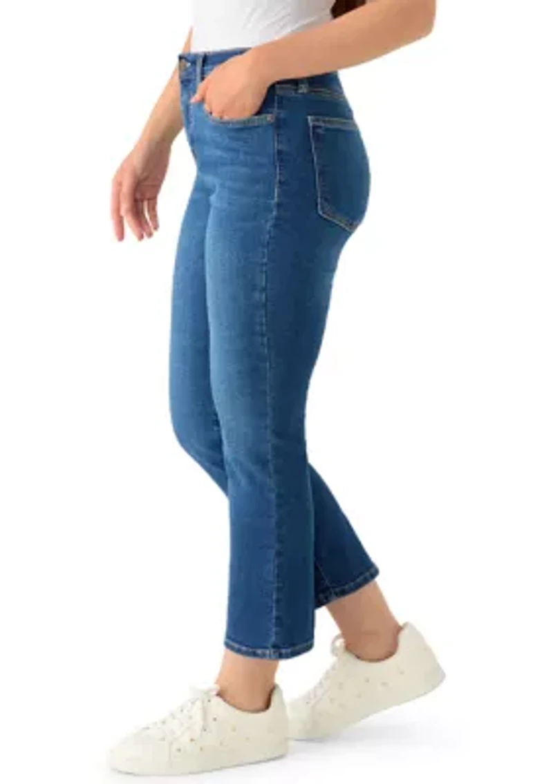 Petite Ankle Length Flare Jeans