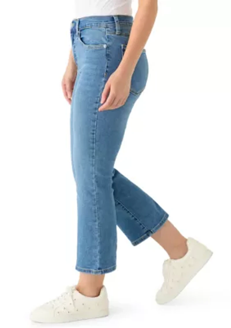 Petite Ankle Length Flare Jeans