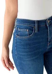 Petite Ankle Length Flare Jeans