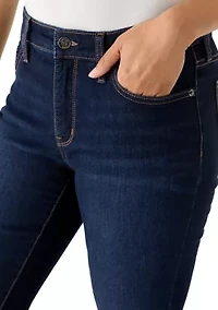 Women's Scalloped Cropped Kick Flare Pants