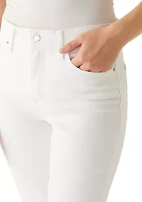 Women's Roll Crop Straight Jeans