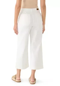 Women's Mayan Jade Wide Leg Cropped Jeans