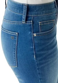Women's Scallop Hem Kick Flare Jeans