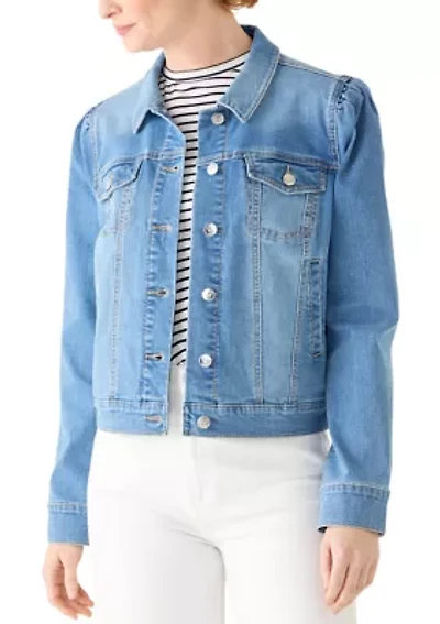 Women's Button Up Denim Jacket