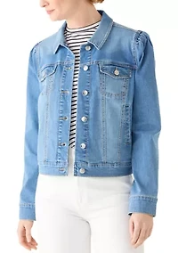 Women's Button Up Denim Jacket