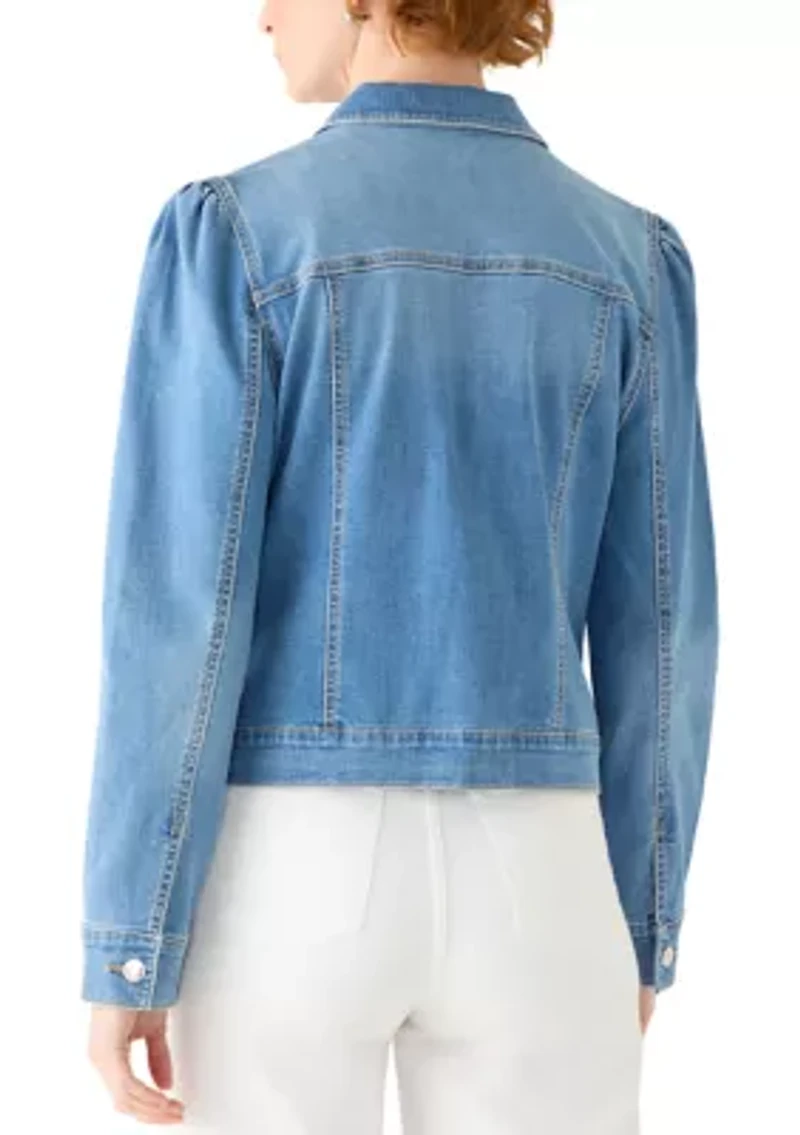 Women's Button Up Denim Jacket