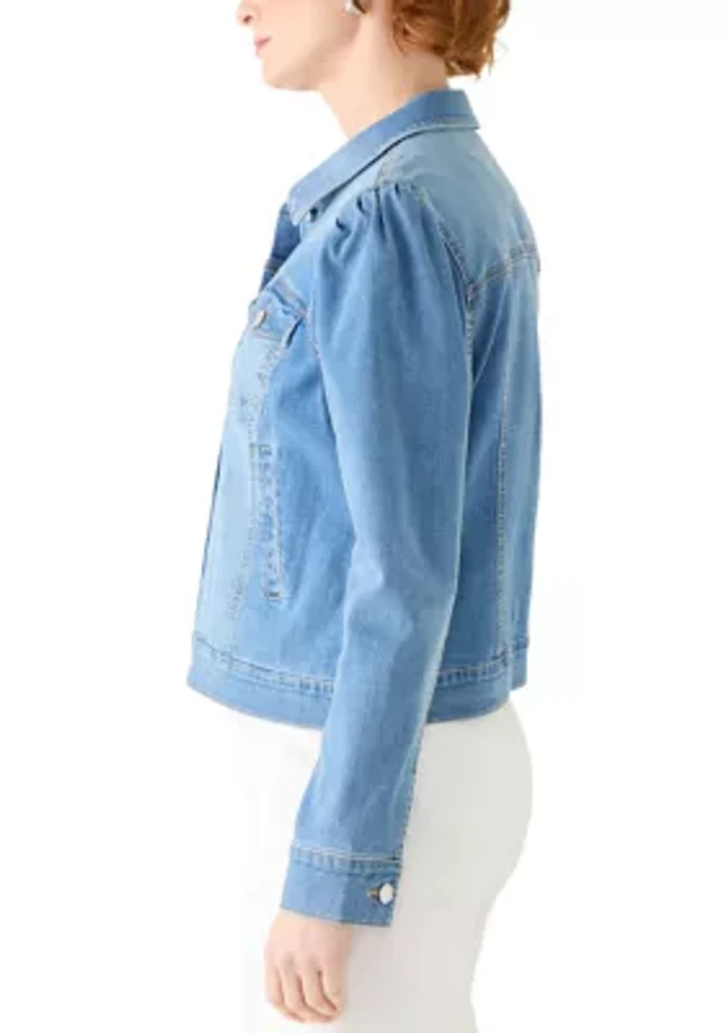 Women's Button Up Denim Jacket