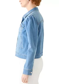 Women's Button Up Denim Jacket