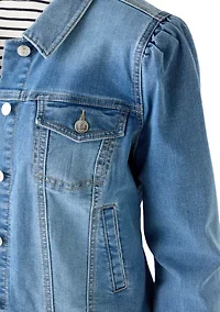 Women's Button Up Denim Jacket