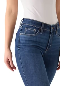 Petite Ruffle Hem Cropped Top