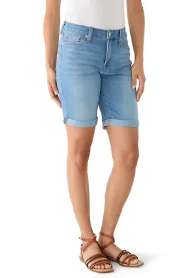 Women's Denim Bermuda Shorts