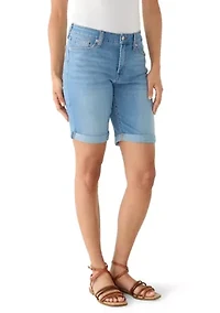 Women's Denim Bermuda Shorts