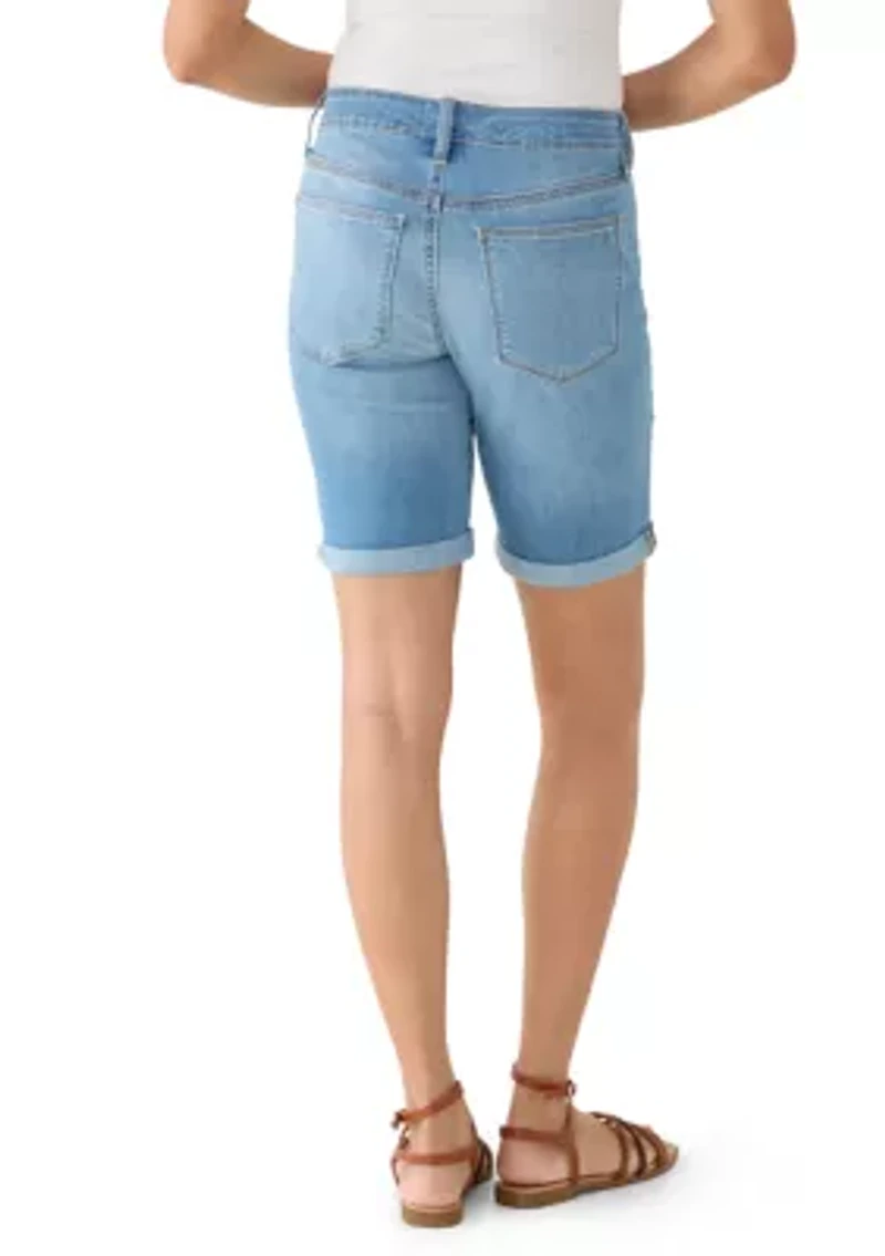 Women's Denim Bermuda Shorts