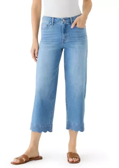 Petite Shell Cropped Pants