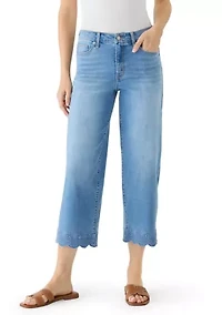 Petite Shell Cropped Pants