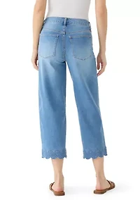 Petite Shell Cropped Pants