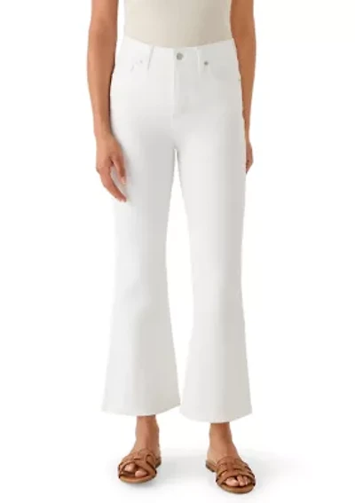 Women's High Rise Cropped Flare Pants