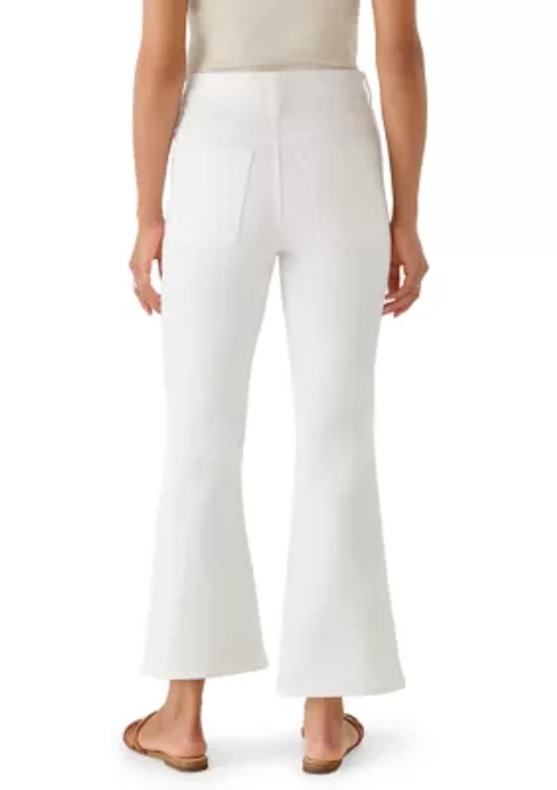 Women's High Rise Cropped Flare Pants