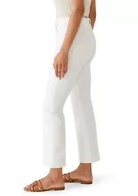 Women's High Rise Cropped Flare Pants