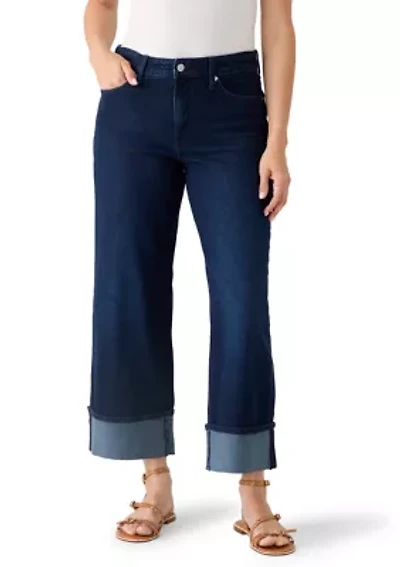 Women's Cropped Flare Jeans