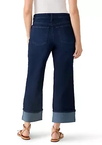 Women's Cropped Flare Jeans
