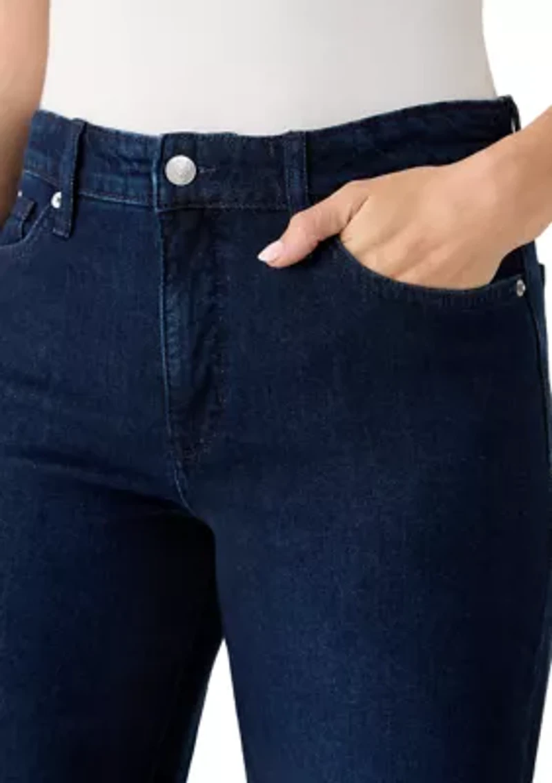 Women's Cropped Flare Jeans