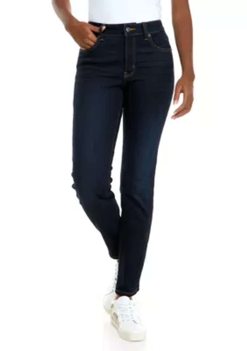 Women's Mid Rise Straight Jeans