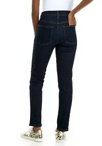 Women's Mid Rise Straight Jeans